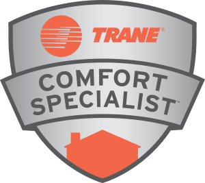 Trane comfort specialist logo for home.