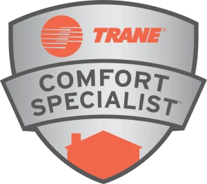 Trane comfort specialist logo for home.