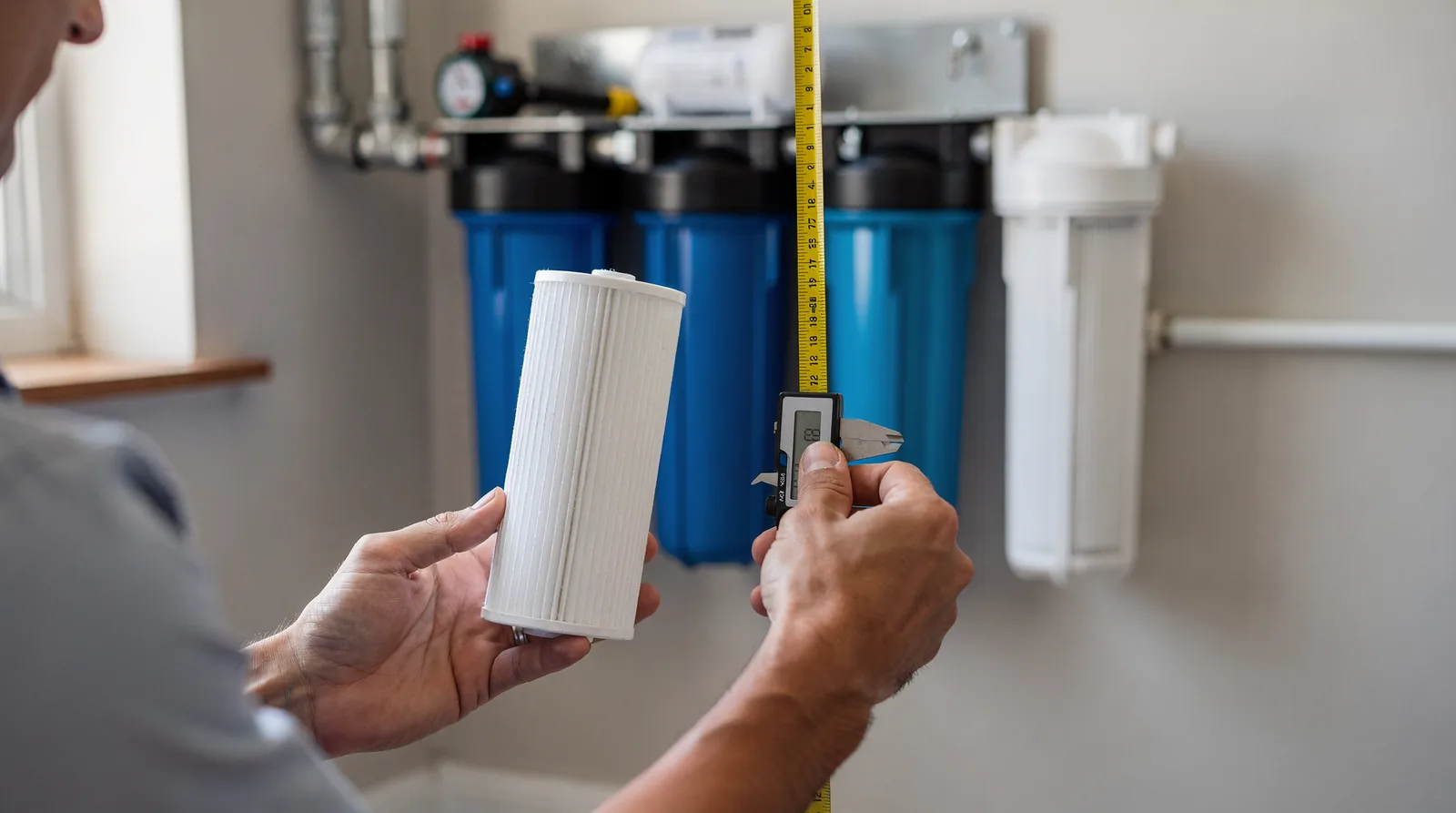 The first step in choosing a filter is identifying the system's exact filter size